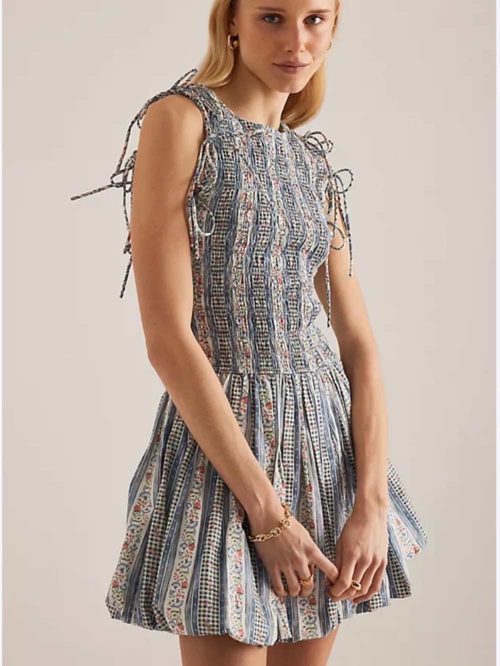 Damsen Madder drop waist dress